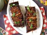 Recette Brochettes lavash kebab avec des tortillas, cuisson facile au airfryer!