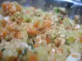 Recette Salade tiède quinoa, tofu et légumes croquants au thym frais