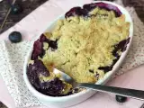 Recette Crumble aux myrtilles: doré sur le dessus, juteux à l'intérieur