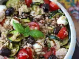 Recette Salade de blé au thon et mozzarella : fraîche, complète et parfaite pour l’été