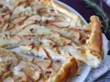 Recette Tarte aux poires, gorgonzola et noix