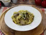 Recette Pâtes aux shimeji et champignons bruns, sauce crémeuse
