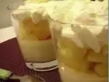 Recette Panna cotta au caramel au beurre salé, pommes poëllées et chantilly