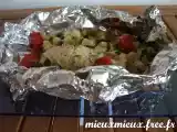 Recette Papillottes de poulet moutardé aux petits légumes