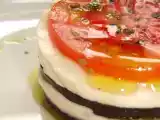Recette Milles feuilles minute aubergine tomate mozzarella