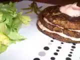 Recette Hamburger de galettes au steak haché et ses légumes