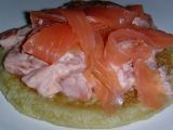 Recette Blinis au saumon et tarama