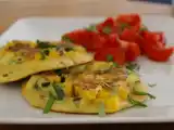 Recette Galette de maïs et de courgette