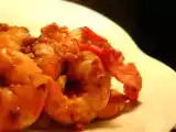 Recette °crevette, bacon & balsamique°