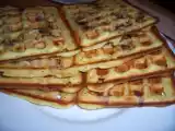 Recette Gaufres salées aux champignons et au jambon
