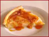 Recette Tarte amandine poire/chocolat blanc et sa sauce caramel beurre salé