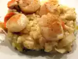 Recette Risotto d'endives et st. jacques - chicoree-risotto mit jakobsmuscheln