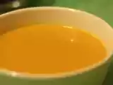Recette Velouté de potiron à la pomme et au lait de coco