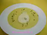 Recette Potage poires et poireaux