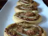 Recette Petits feuilletés roulés au thon