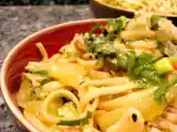 Recette Salade de nouilles udon au crabe