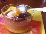 Recette Verrine clémentines et mousse au chocolat au beurre salé.