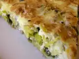 Recette Tarte aux poireaux, au fromage blanc et au sésame