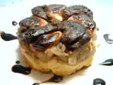 Recette Tatin aux 2 boudins et au confit d'oignons