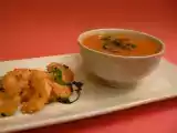 Recette Velouté potiron - crevettes