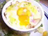 Recette Oeuf cocotte au poireau et au comté