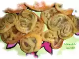 Recette Palmiers feuilletés au pesto