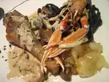 Recette Fricassée de poularde aux langoustines