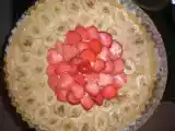 Recette Tarte bananes/fraises et creme au coco