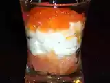 Recette Verrines de fêtes au saumon