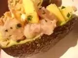 Recette Avocat farci au tartare de thon & mangue verte
