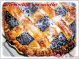 Recette Tarte myrtilles creme aux noisettes et citron