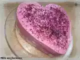 Recette Coeur à la mousse de framboise