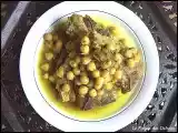 Recette Tajine d'agneau aux pois chiches ( maroc )