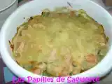 Recette Recette de gratin de côtes de bette au poulet