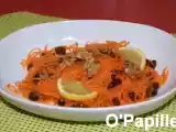 Recette Carottes râpées aux fruits secs