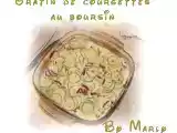 Recette Gratin de courgettes au boursin