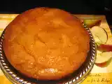 Recette Gâteau renversé aux pommes, sauce au caramel ( pâte d'amande )