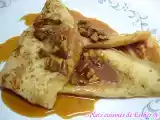 Recette Crêpes au babeurre, sauce caramel à l'érable et aux pacanes