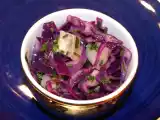 Recette Salade de chou rouge au hareng