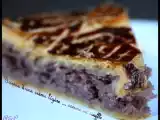 Recette Galette des rois garnie à la crème d'amande, coing et cassis ...