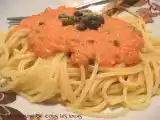 Recette Spaghetti, sauce bolognaise rosée au parmesan et au poulet