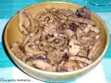 Recette Calamars aux pignons et vinaigre balsamique..