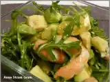 Recette Salade d'avocat aux crevettes et à l'orange