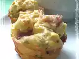 Recette Muffins cheddar et jambon