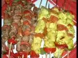 Recette Brochettes de veau et de poulet aux 3 poivres du kerala