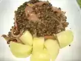 Recette Salade de lentilles vertes, saumon fumé et pommes de terre de cléa