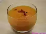 Recette Soupe de carottes aux pommes et aux baies roses