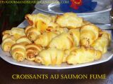 Recette Croissants au saumon fumé
