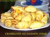 Recette Croissants au saumon fumé
