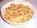 Recette Crumble salé tomates et courgettes